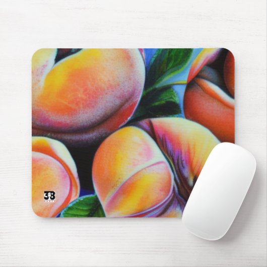 perziken muismat (Met muis)