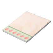 perziken notitieblok (Linkerzijde)