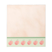 perziken notitieblok (Voorkant)