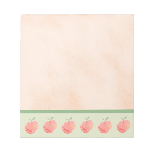 perziken notitieblok (Voorkant)