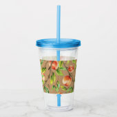 Perziken op de boom acryl drinkbeker (Voorkant)
