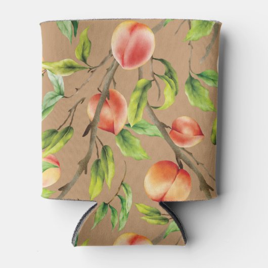 Perziken op de boom blikjeskoeler (Voorkant)