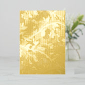 Perziken op de boom folie uitnodiging (Staand Voorkant)