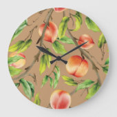 Perziken op de boom grote klok (Voorkant)