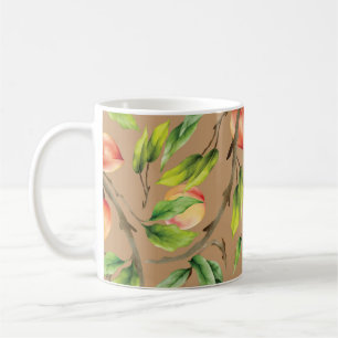 Perziken op de boom koffiemok