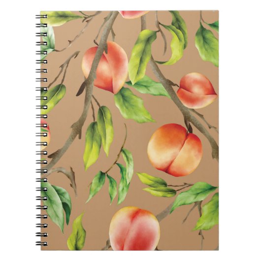 Perziken op de boom notitieboek (Voorkant)