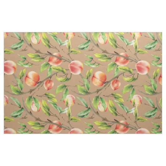 Perziken op de boom stof (Fat Quarter)