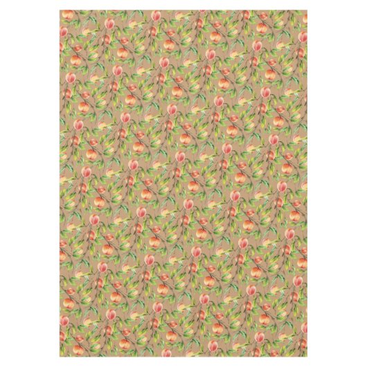 Perziken op de boom tafelkleed (Voorkant)