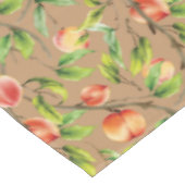 Perziken op de boom tafelkleed (Gekanteld)
