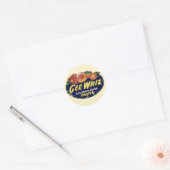  perziken op het etiket van fruit, Funny Gee Whiz (Envelop)
