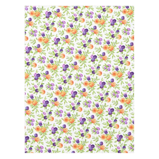 Perziken Pluimvee Paarse appelsap botanische kleur Tafelkleed (Voorkant)