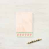 perziken post-it® notes (Op bureau)