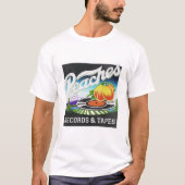  perziken-records en tapes-Logo T-shirt (Voorkant)