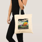  perziken-records en tapes-Logo Tote Bag (Voorkant (product))