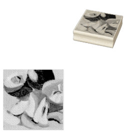 perziken rubberstempel