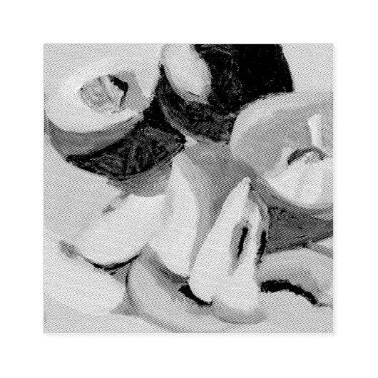 perziken rubberstempel (Afrduk)