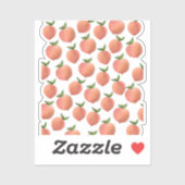 Perziken Sticker (Vel)