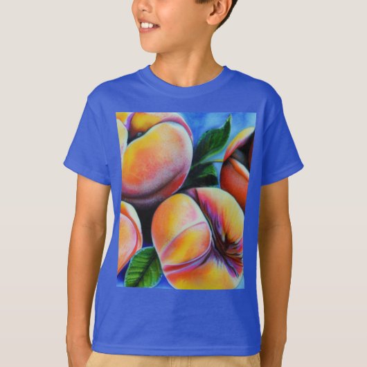  perziken t-shirt (Voorkant)