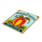 perziken tegeltje (Zijkant)