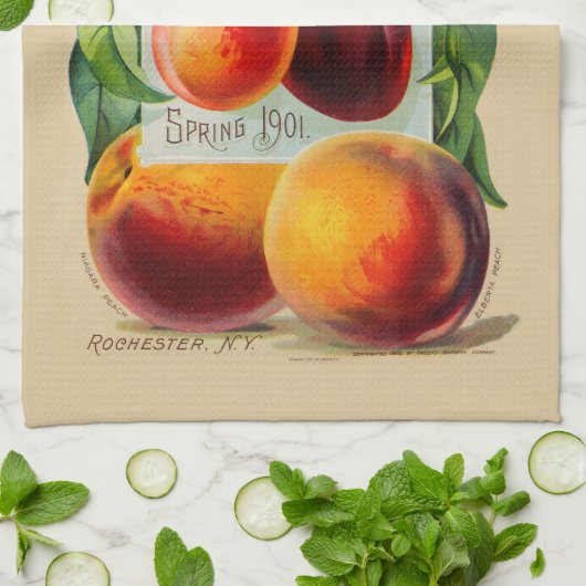 perziken theedoek (Gevouwen)