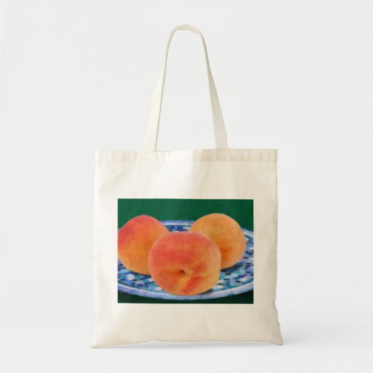 perziken tote bag (Voorkant)