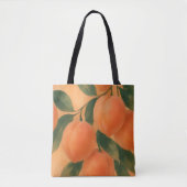 perziken tote bag (Voorkant)