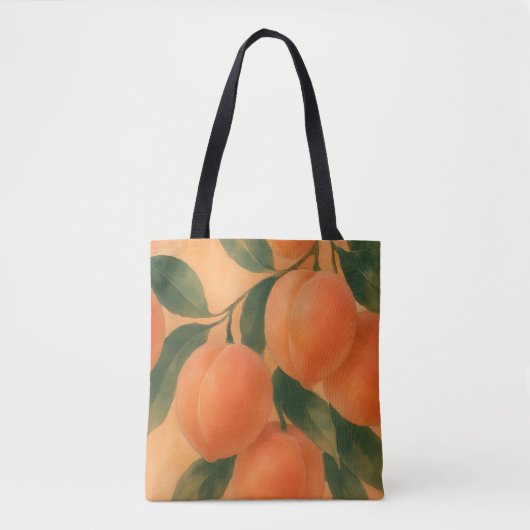 perziken tote bag (Voorkant)