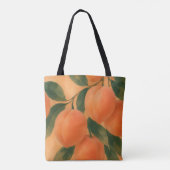 perziken tote bag (Achterkant)