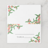 Perziken - trouwplaatskaarten plaatskaartje (Buitenkant ongevouwen)