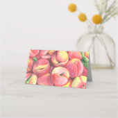 Perziken - trouwplaatskaarten plaatskaartje (Achterkant)