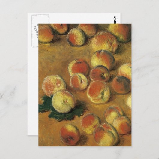 Perziken van Claude Monet Briefkaart (Voorkant / Achterkant)