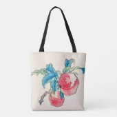 Perziken van Kōno Bairei Tote Bag (Achterkant)