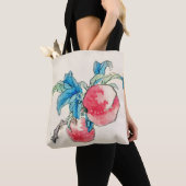 Perziken van Kōno Bairei Tote Bag (Dichtbij)