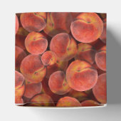 perziken-voorkeurskist bedankdoosjes (Bovenkant)