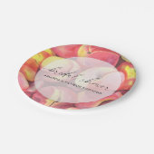 Perziken - Vrijgezellenfeest Papieren Bordje (Gekanteld)