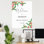 Perziken - vrijgezellenfeest welkomstbord poster (Thuiskantoor)