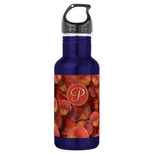 perziken waterfles (Voorkant)