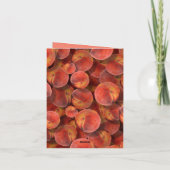 perziken-Wenskaart Kaart (Achterkant)