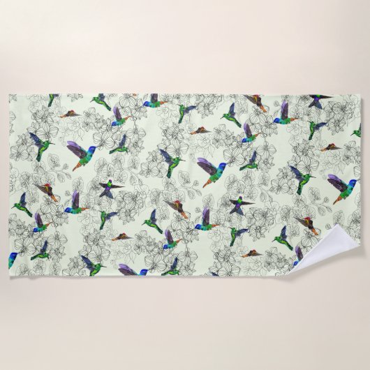 Perzikenhanddoek - Uw kleuren Strandlaken (Voorkant)