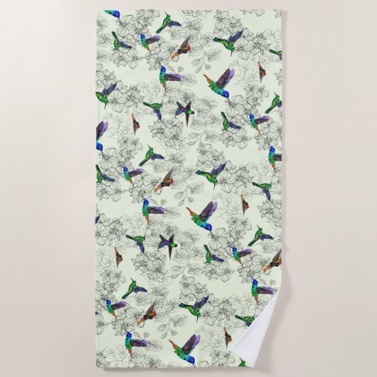 Perzikenhanddoek - Uw kleuren Strandlaken (Voorkant)