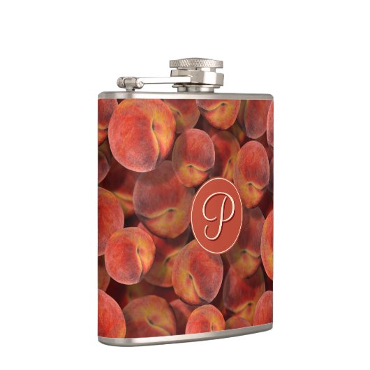 perzikenkolf heupfles (Rechts)