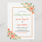 Perzikflens | Weddenschap Kaart (Voorkant / Achterkant)