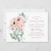 Perzikflesje met de bruinkoolzegening Eucalyptus Kaart (Voorkant)