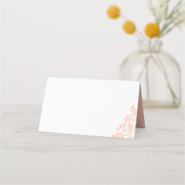  perzikflesjes Roos Lace Wedding Plaatskaartje