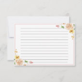 Perzikflesjes Vrijgezellenfeest Ontvangen kaarten (Achterkant)