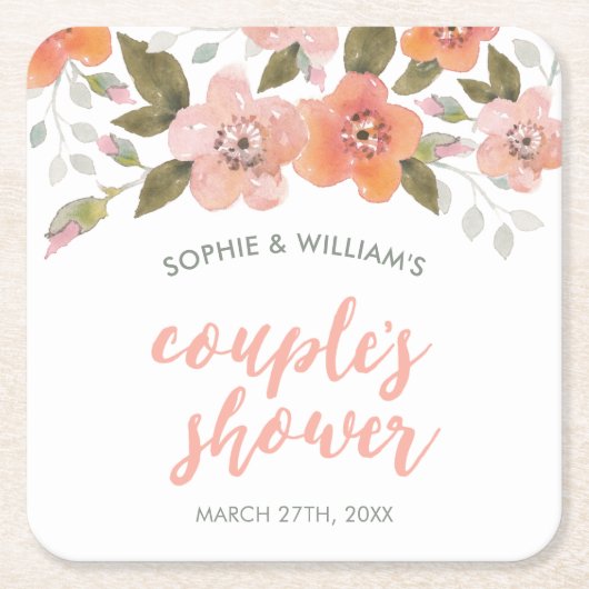 Perzikflessenpoesje Kartonnen Onderzetters (Voorkant)