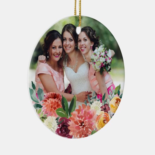 PerzikFloral World's grootste Bridesmaïde Ornament (Rechts)