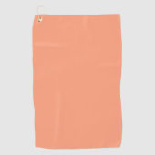 Perzikgloed Rood Palet Golfhanddoek (Voorkant)