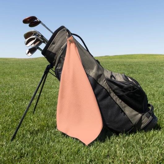 Perzikgloed Rood Palet Golfhanddoek (Groen)