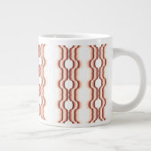 Perzikgolf-symmetrie Grote Koffiekop (Rechts)